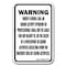 Signmission Safety Sign, 18 in Height, Aluminum, 12 in Length, Equine - Florida A-1218 Equine - Florida - alternate 1